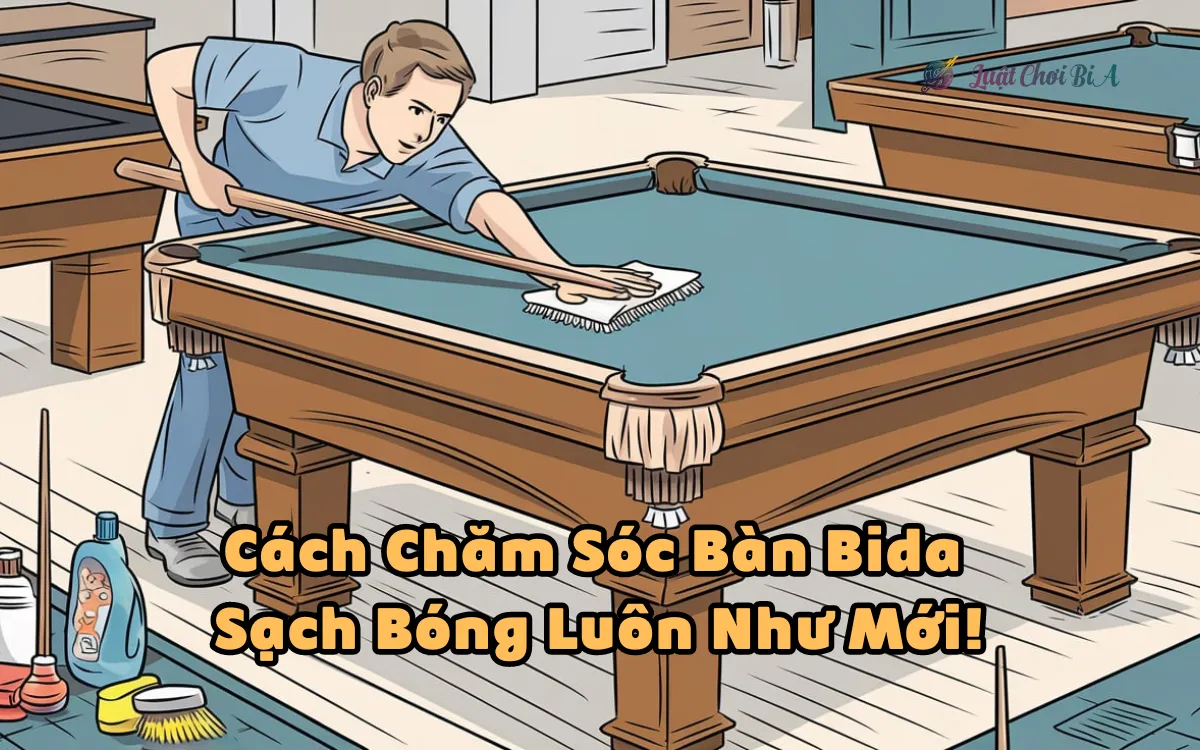 Cách Chăm Sóc Bàn Bida Sạch Bóng Luôn Như Mới!