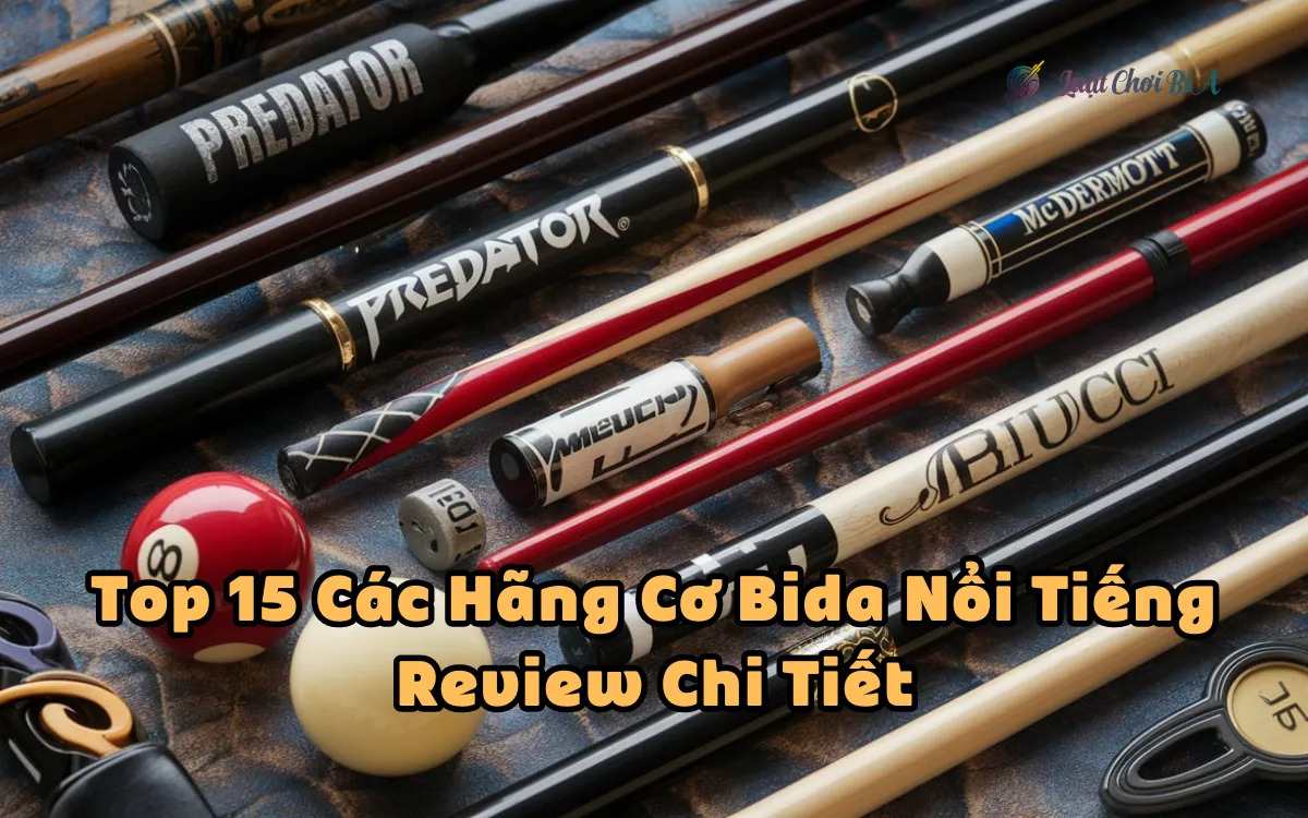 Top 15 Các Hãng Cơ Bida Nổi Tiếng: Review Chi Tiết